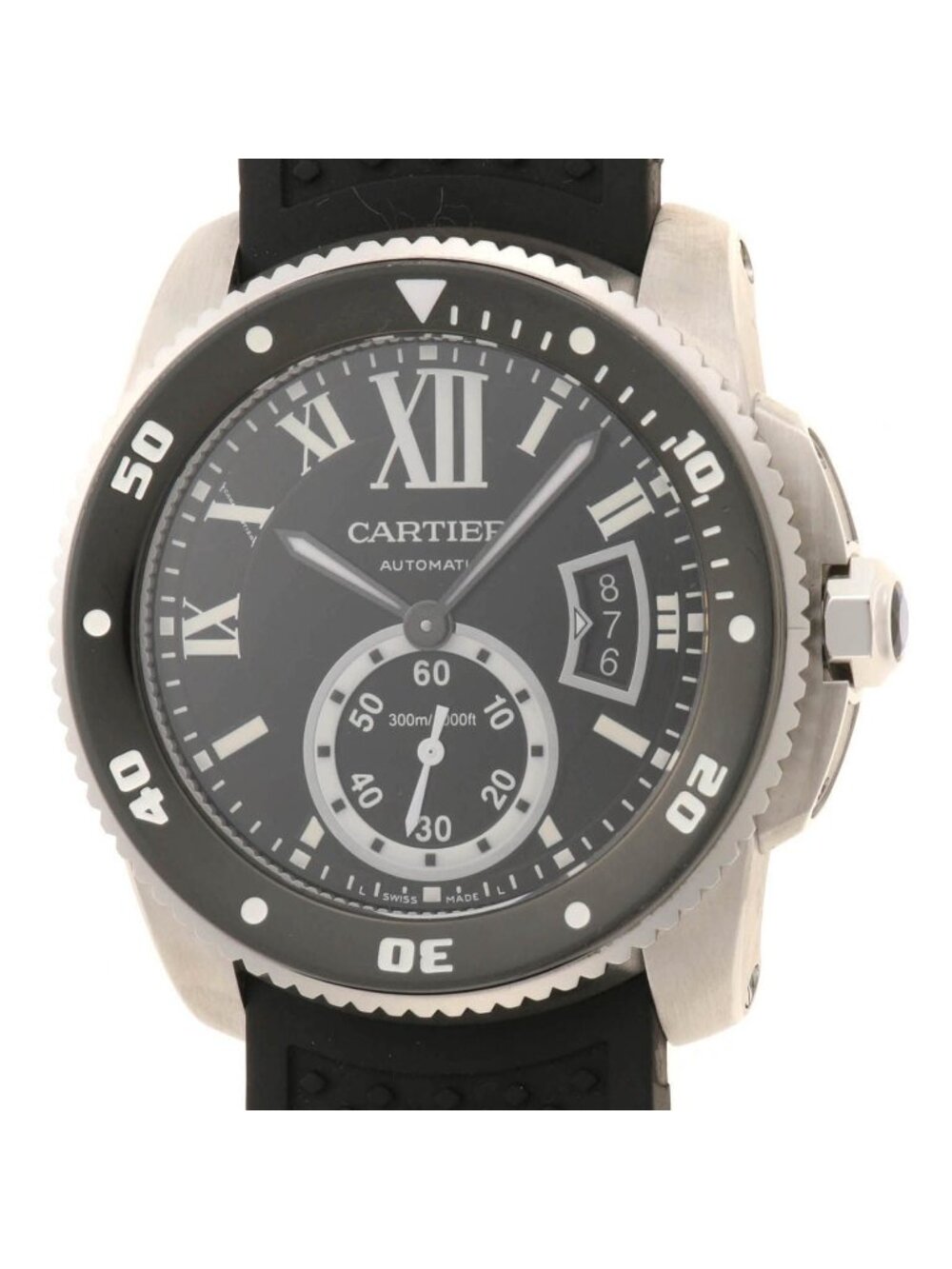 Cartier Calibre de Cartier Diver Black Stainless Steel Automatic